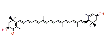 (3S,3'S,6'R)-3,3'-Dihydroxy-beta,epsilon-caroten-4-one